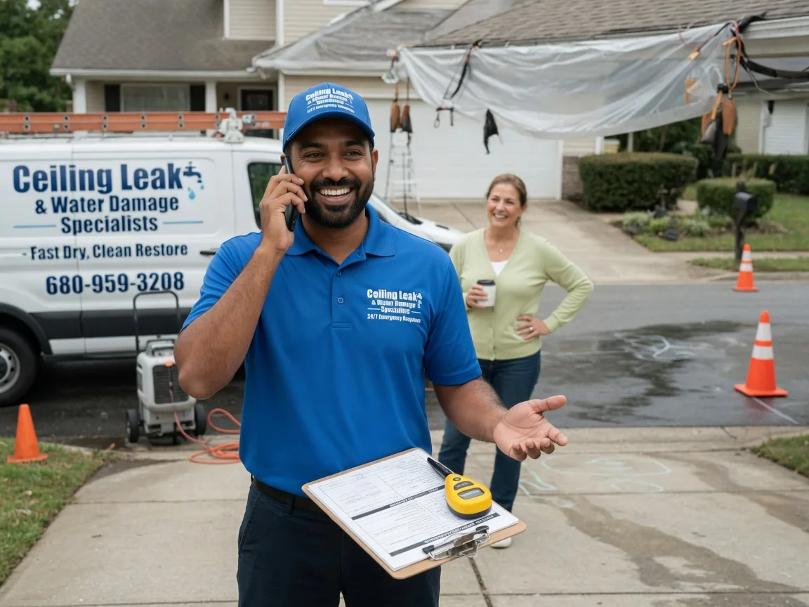 Ceiling Leak Cleanup Cairo, NE FAQs